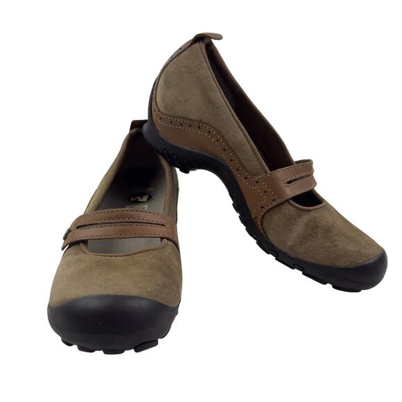 Merrell Plaza Bandeau Leather Comfort Support Cushioned Shoes Women's Size 7 - Picture 1 of 11
